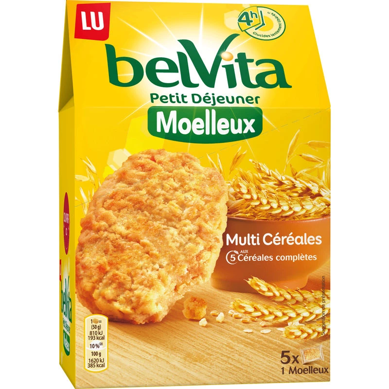 Belvita biscuits moelleux multi-céréales 250g - BELVITA