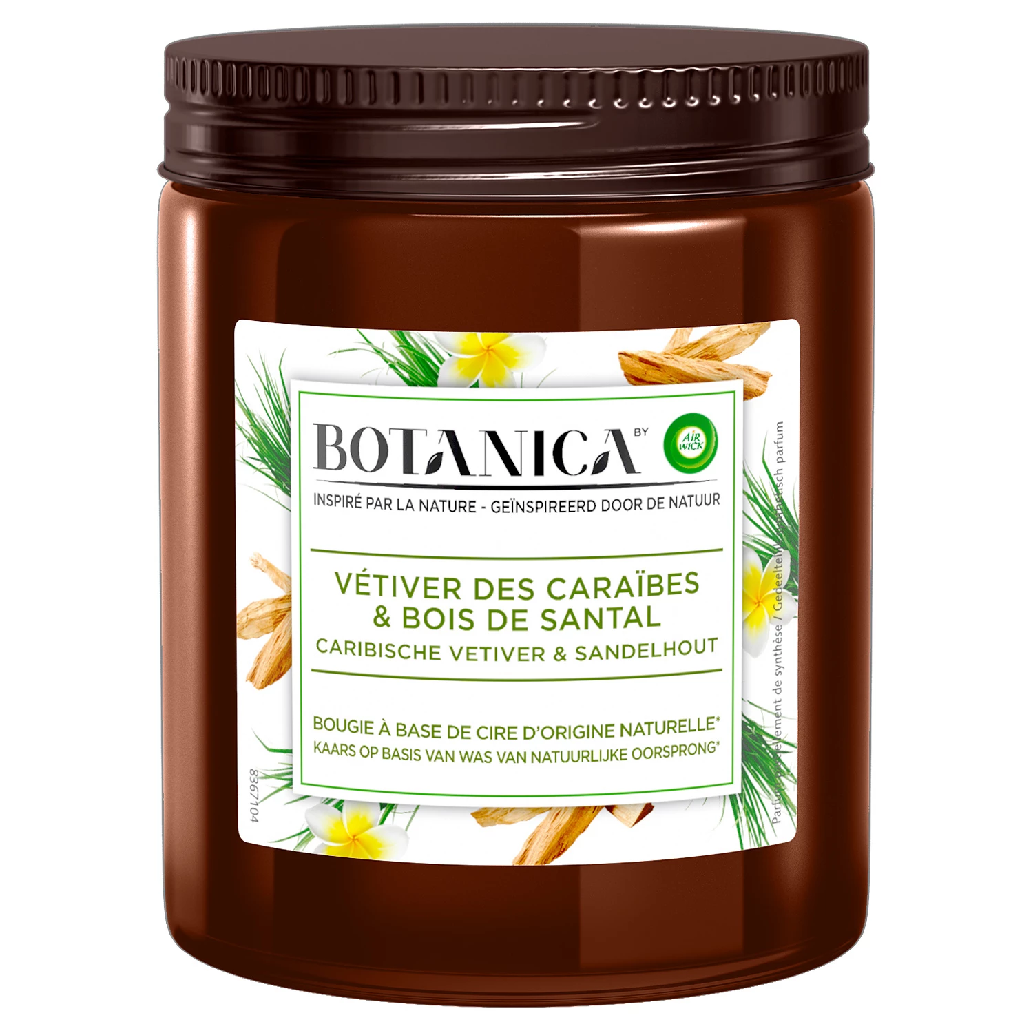 Botanica bougie parfumée vétiver des Caraïbes - AIR WICK