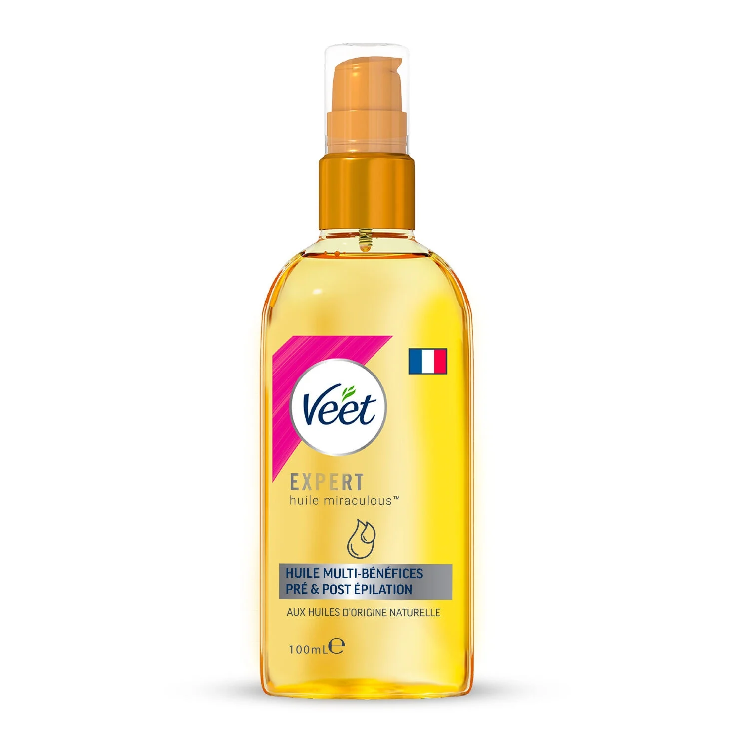 Miraculous Oil Expert Pre and Post Hair Removal Multi-benefits with Oils of Natural Origin 100ml - VEET