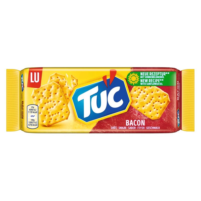 Biscoitos Bacon, 100g - LU