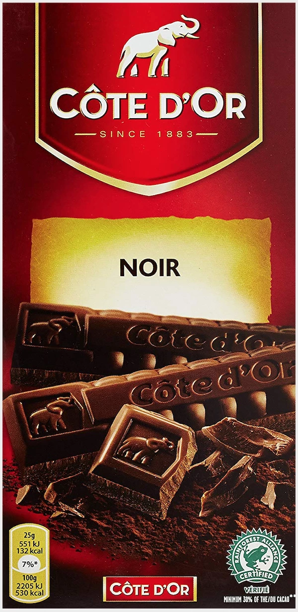 لوح شوكولاتة داكنة 200 جرام - COTE D'OR