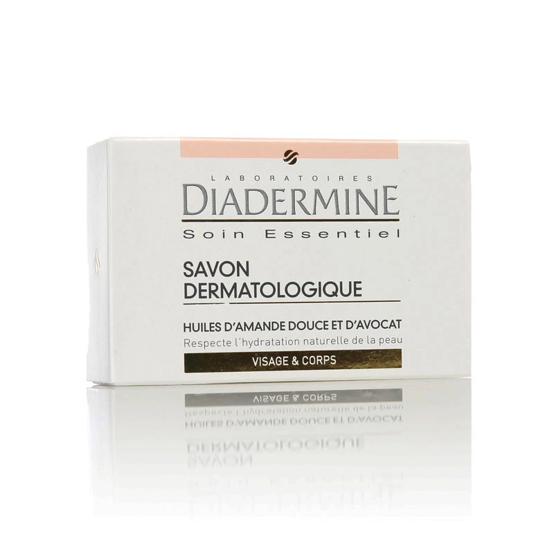 Dermatologische Seife, süße Mandelöle und Avocado, 100 g – DIADERMINE