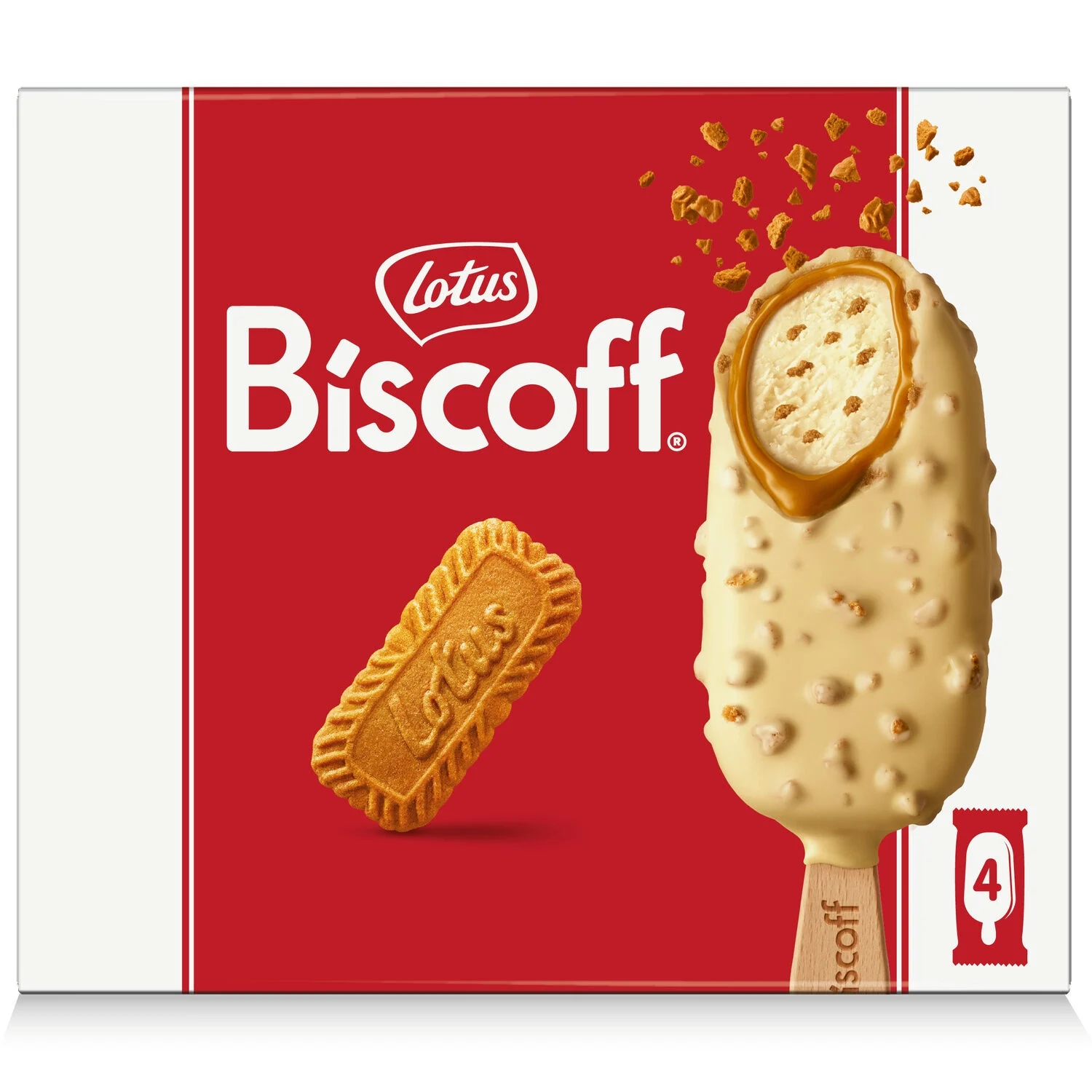 Ice Batlets Speculoos White Chocolate X4 - Lotus