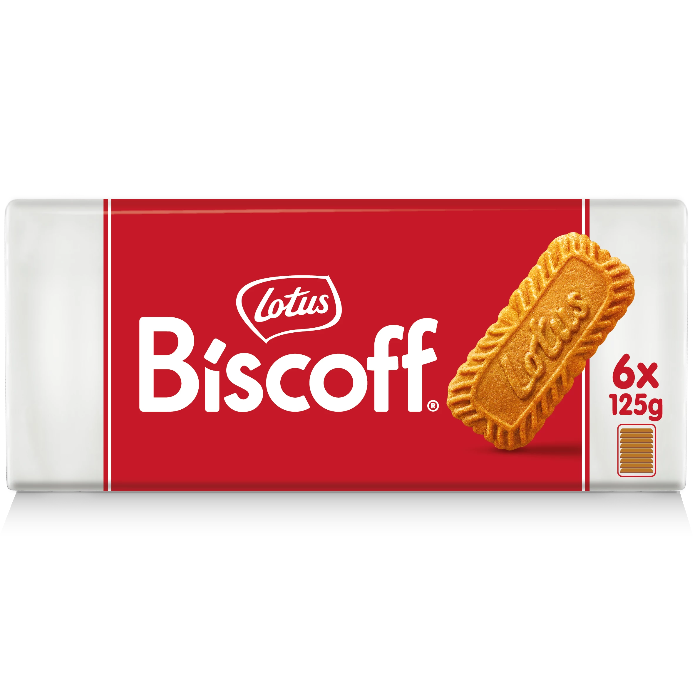 BISCOFF Speculoos Original Format Familial 750g (6x125g) - LOTUS