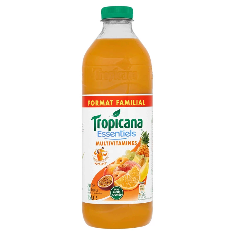 Sumo Multivitamínico Essencial Puro 1,5L - TROPICANA