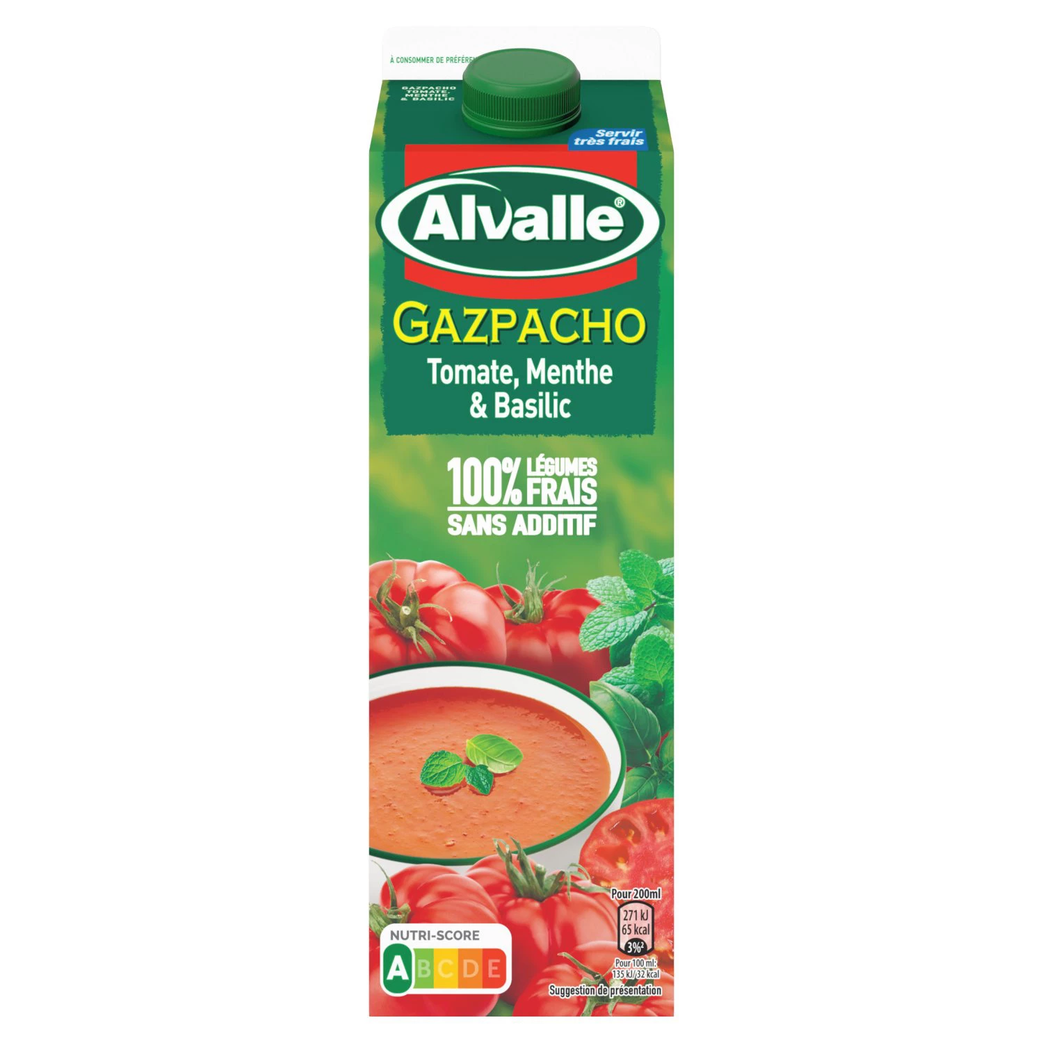 Alvalle Tomate/basilic/menthe