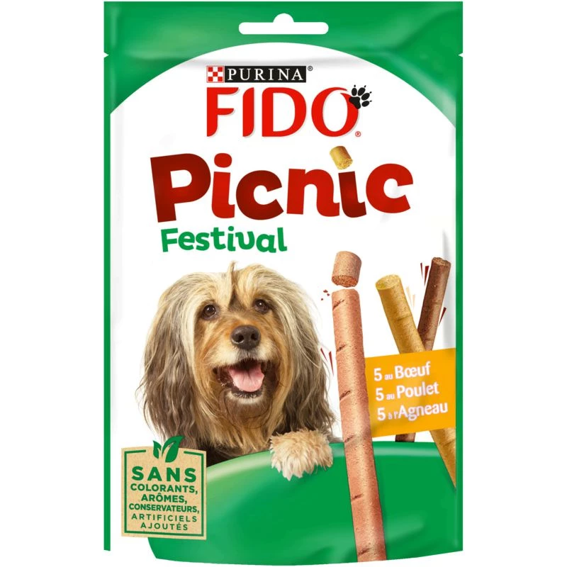 Палочки для пикника Picnic Festival Fido 15х126 г - PURINA