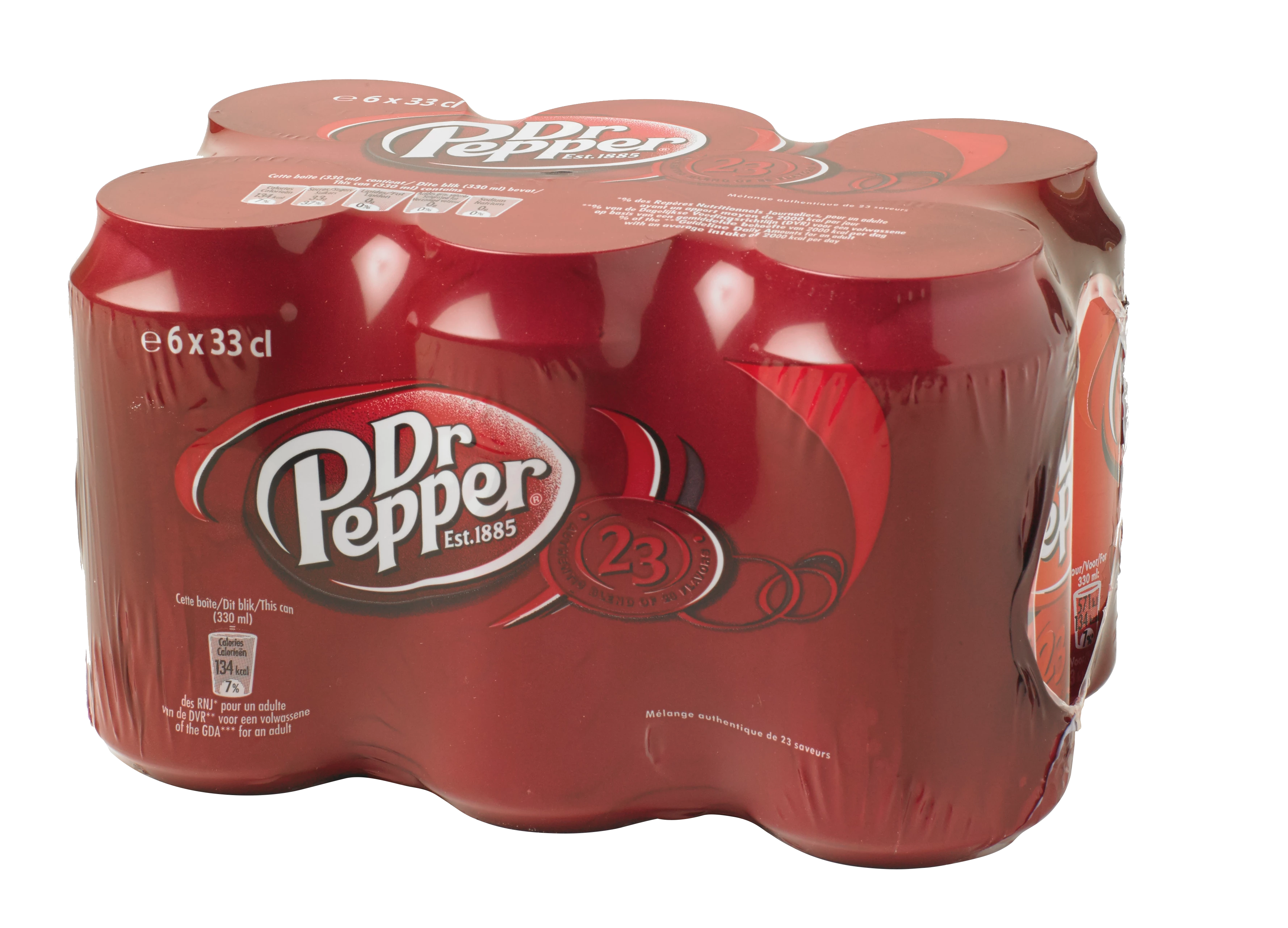 Frisdrank Dr Pepper 6x33cl