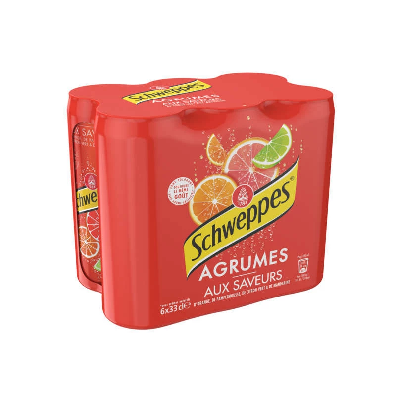 Soda agrumes 6x33cl - SCHWEPPES