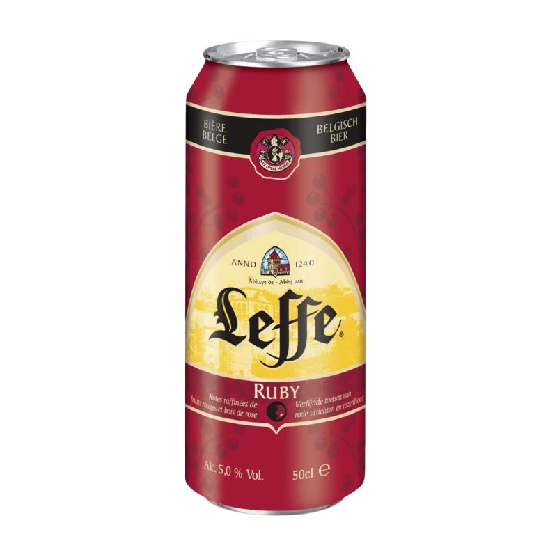 Cerveza rubí, 50cl - LEFFE