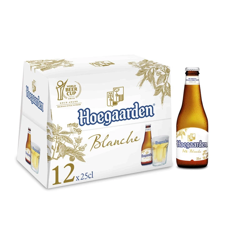 البيرة البيضاء 12x25cl - Hoegaarden