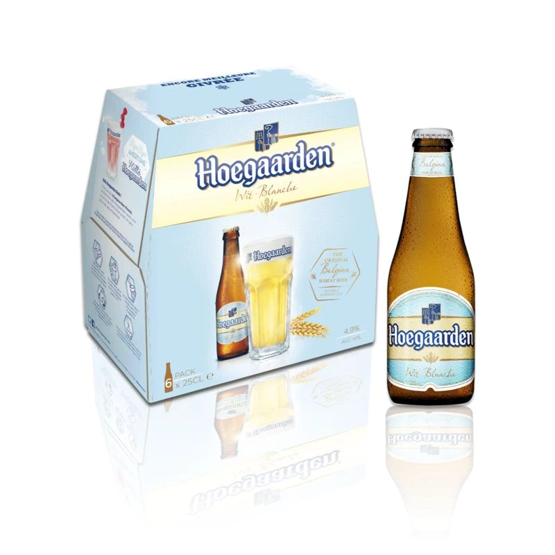 البيرة البيضاء، 6x25cl - HOEGAARDEN