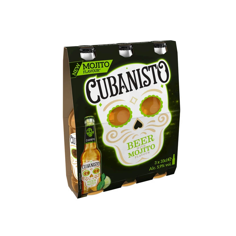 Cerveja Sabor Mojito 3x33cl - Cubanisto