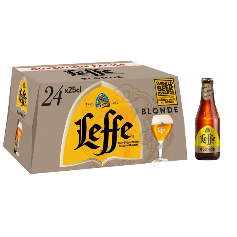 Leffe Blonde 24x25cl 6d6
