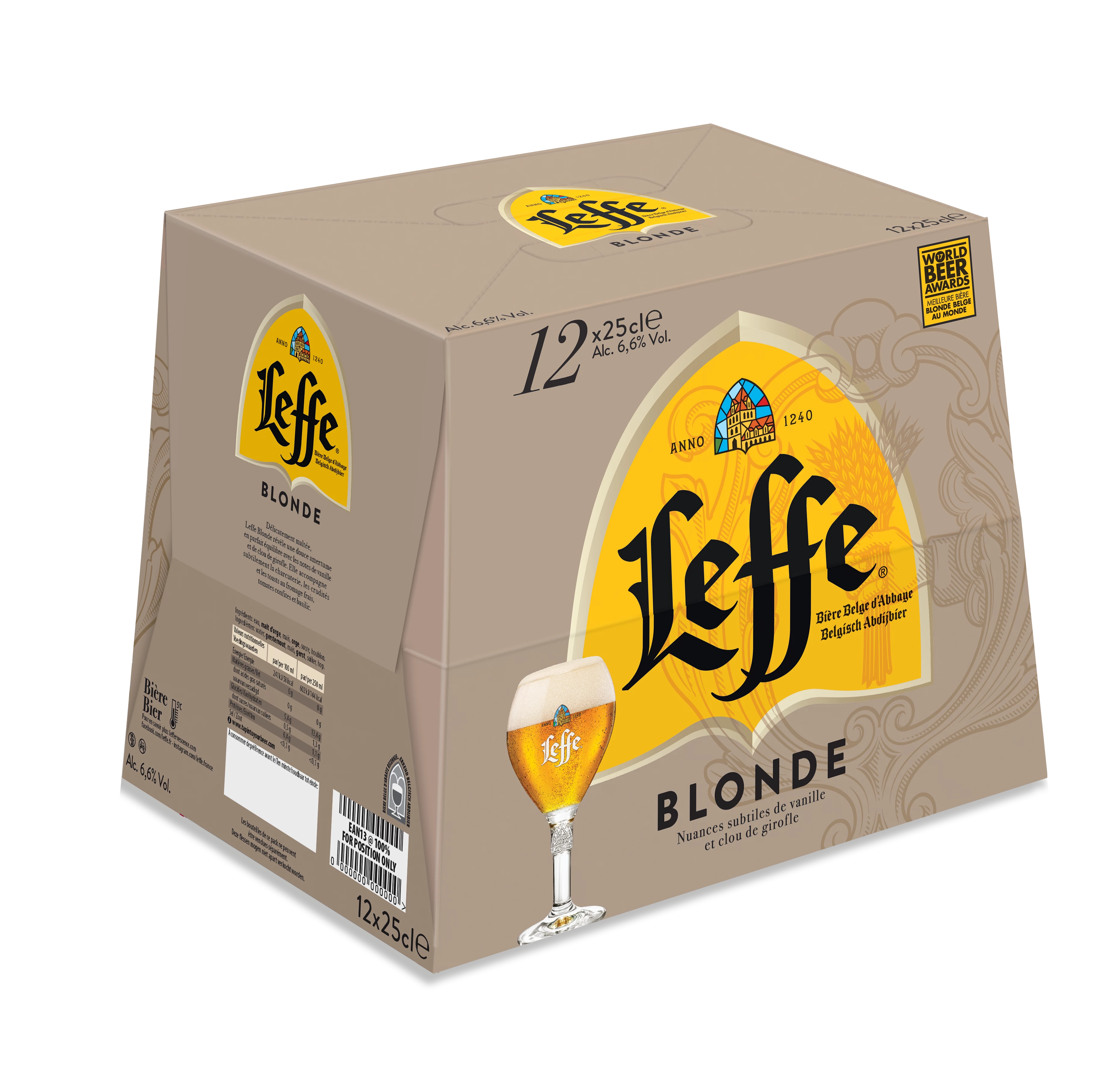 Leffe Blonde 12x25cl 6d6