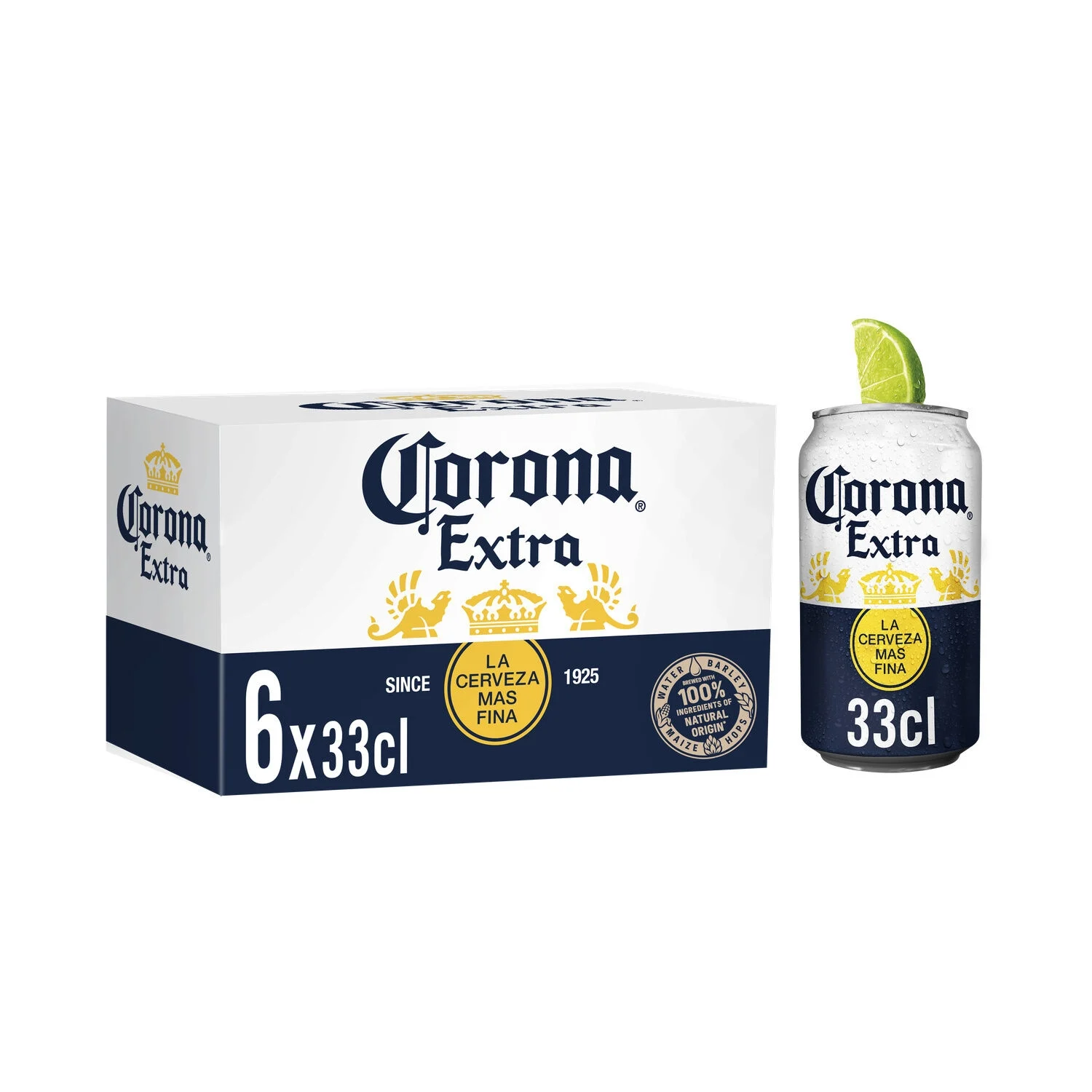 Flavored Blonde Beer, 4.5°, 6x33cl - CORONA