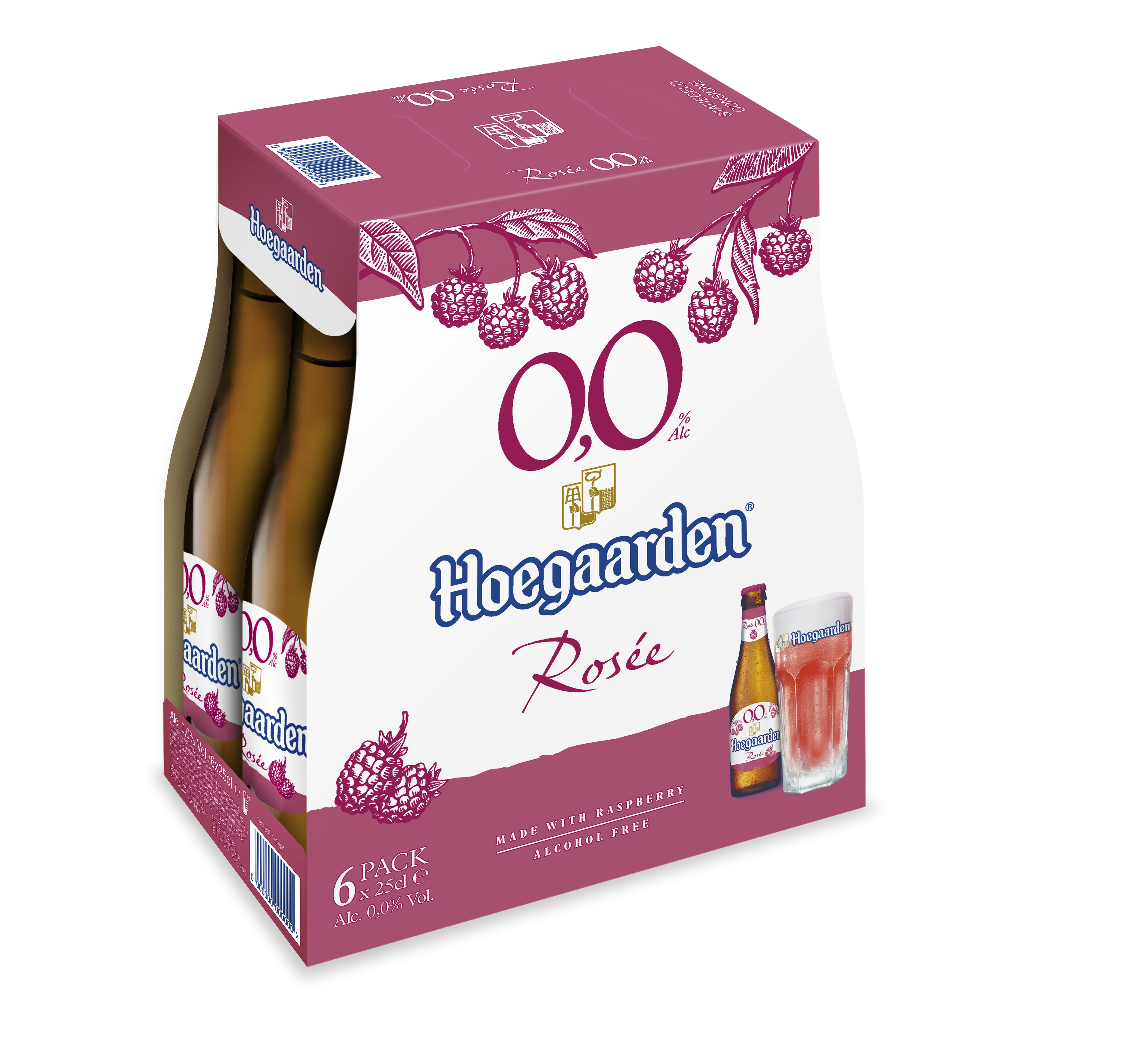 Bière Sans Alcool Rosé, 6x25cl - HOEGAARDEN