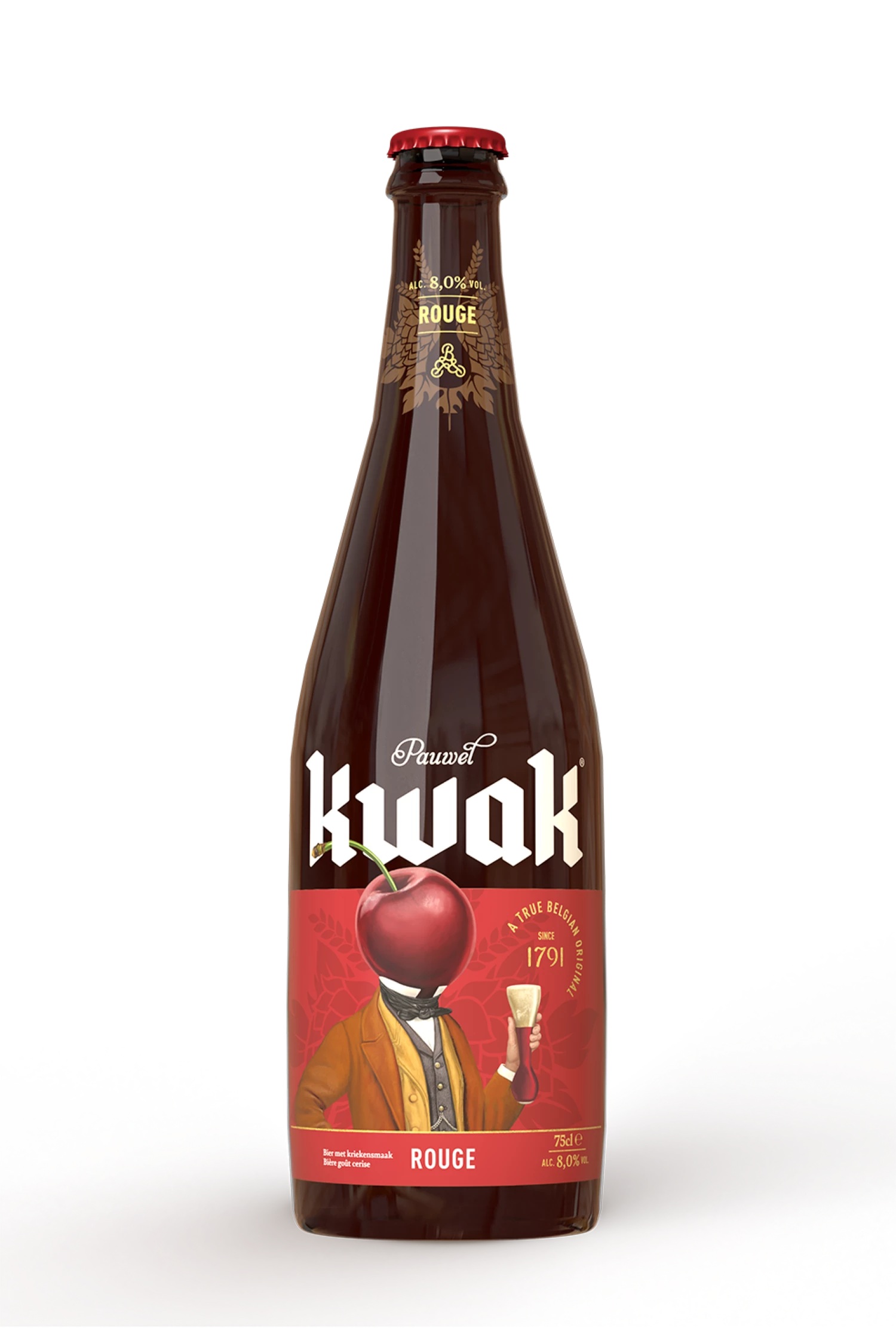 Kwak Rouge 8d 75cl