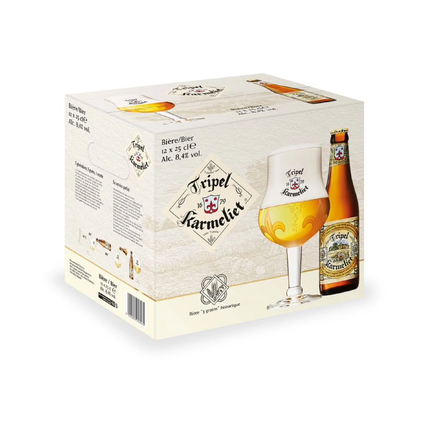 Triple Blonde Beer, 8.4°, 12x25cl - KARMELIET