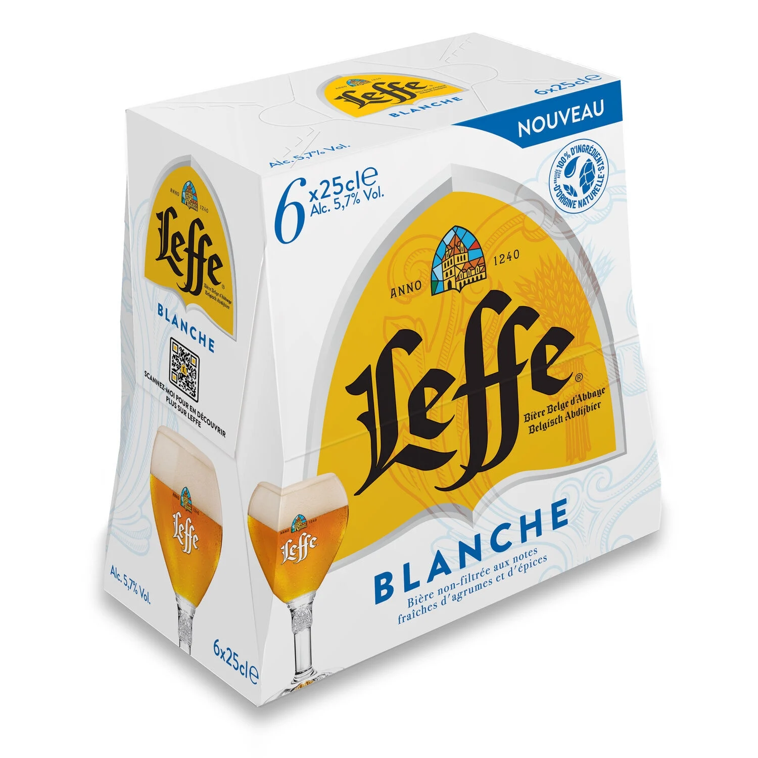 6x25cl Leffe Blanche 5 7