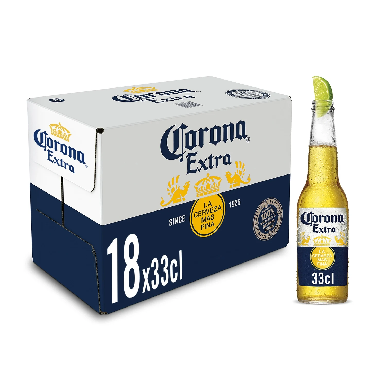Blonde Beer 18x33cl - CORONA EXTRA