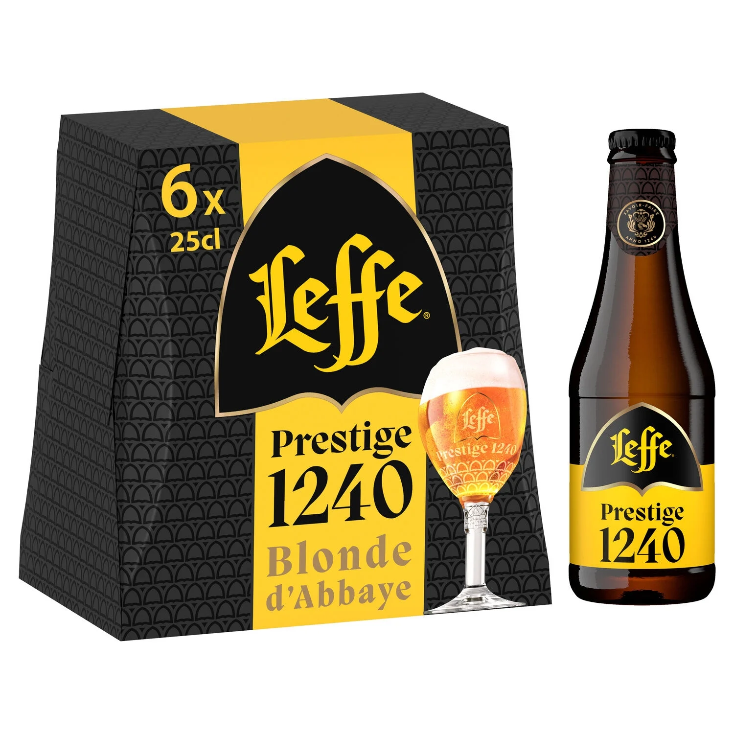 Prestige Blonde Beer 1240 6x25cl - LEFFE