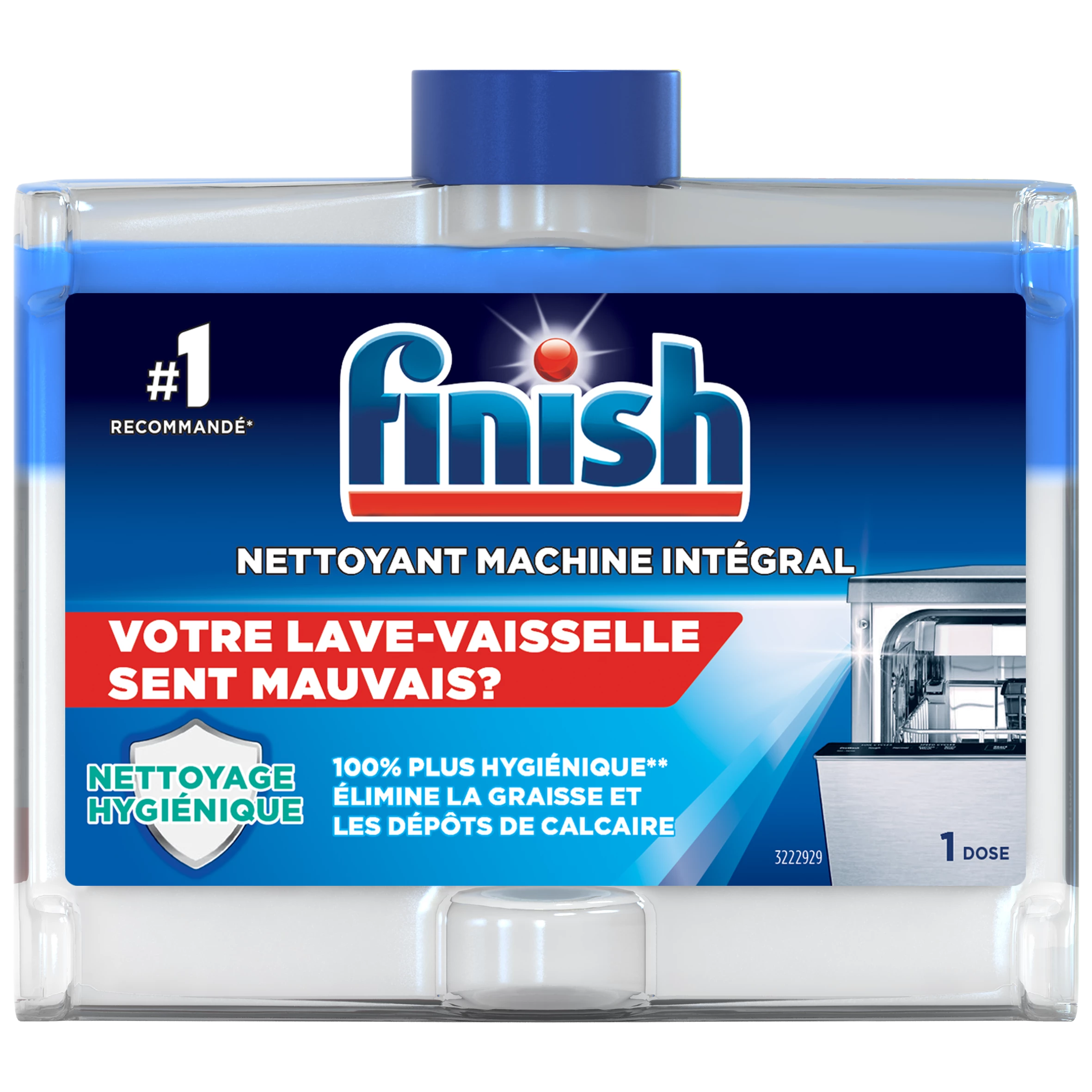 Finish nettoyant pour lave-vaisselle citron (250 ml)