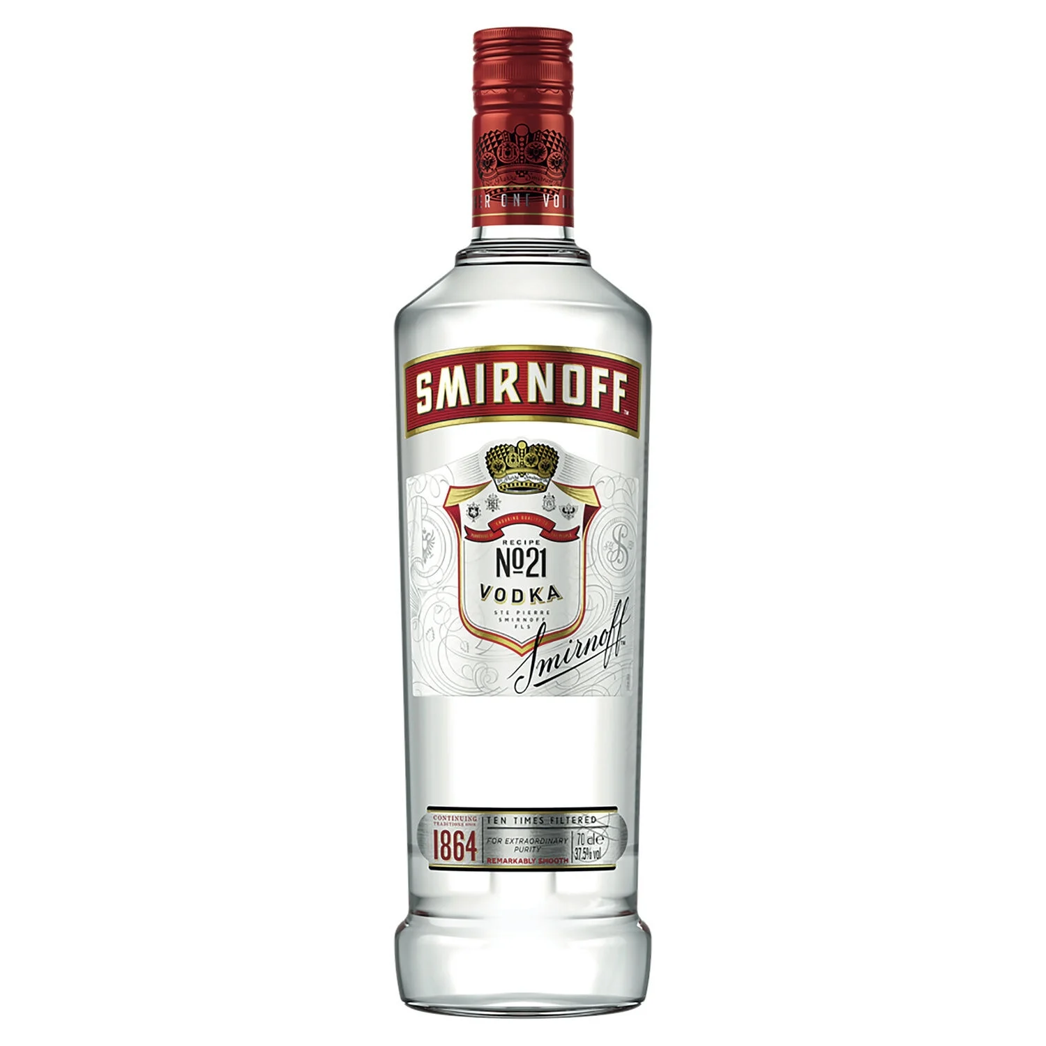 70cl Vodka 37 5 V Smirnoff Red