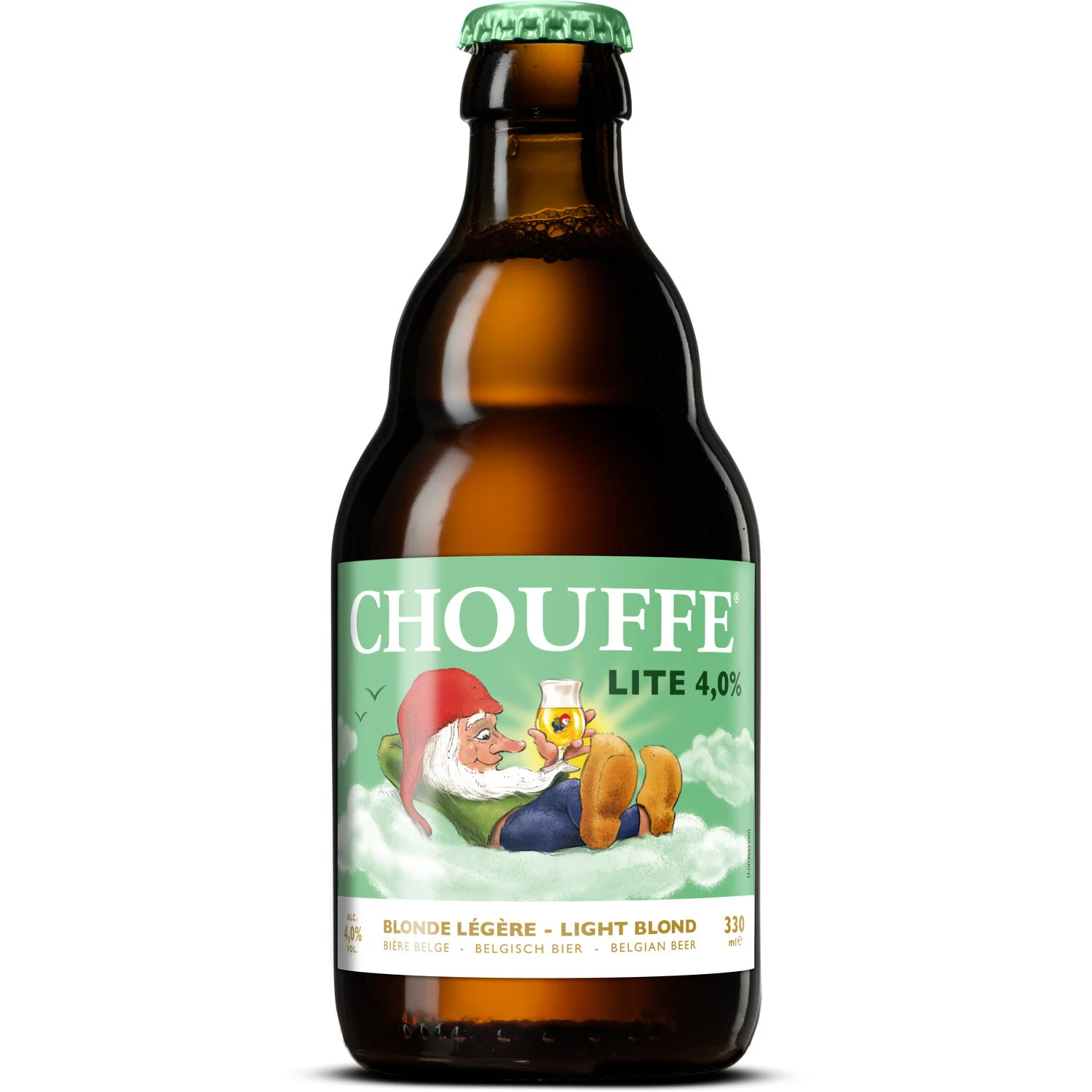 Belgian Light Blonde Beer 4% 33cl - Chouffe Lite