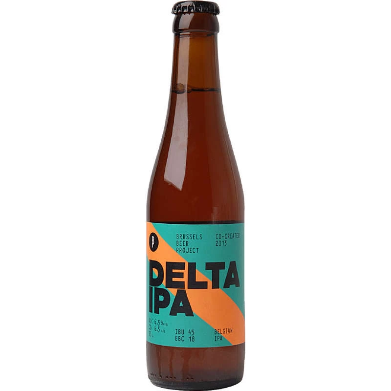 Birra Delta IPA, 6°, 33cl - BRUSSELS BEER PROJECT