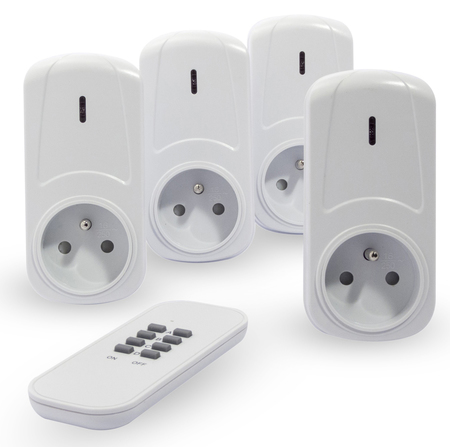 Set De 4 Prises Telec On Off