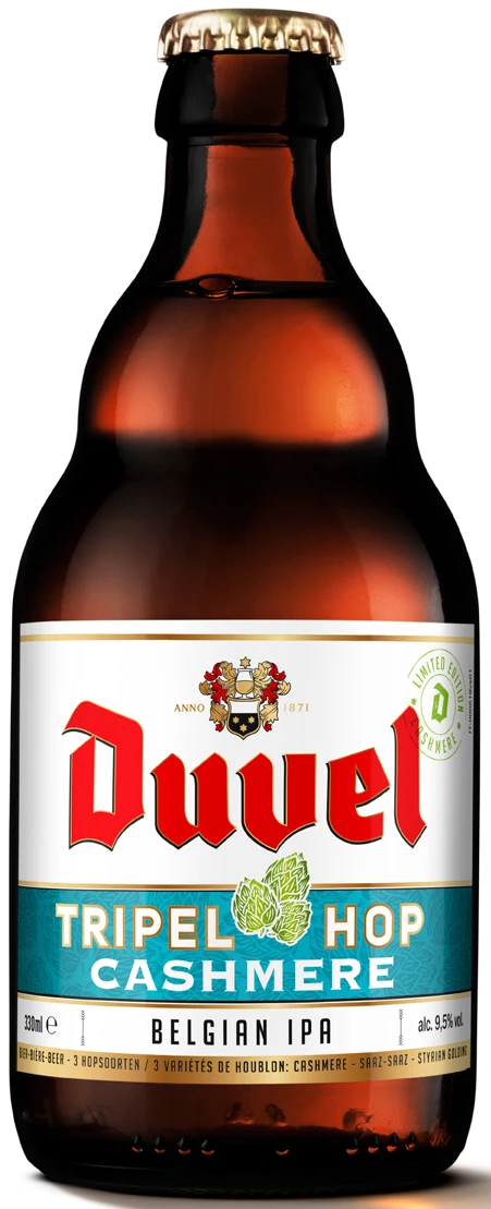 ट्रिपेल हॉप कश्मीरी ब्लोंड बीयर, 9.5°, 33 सीएल - DUVEL