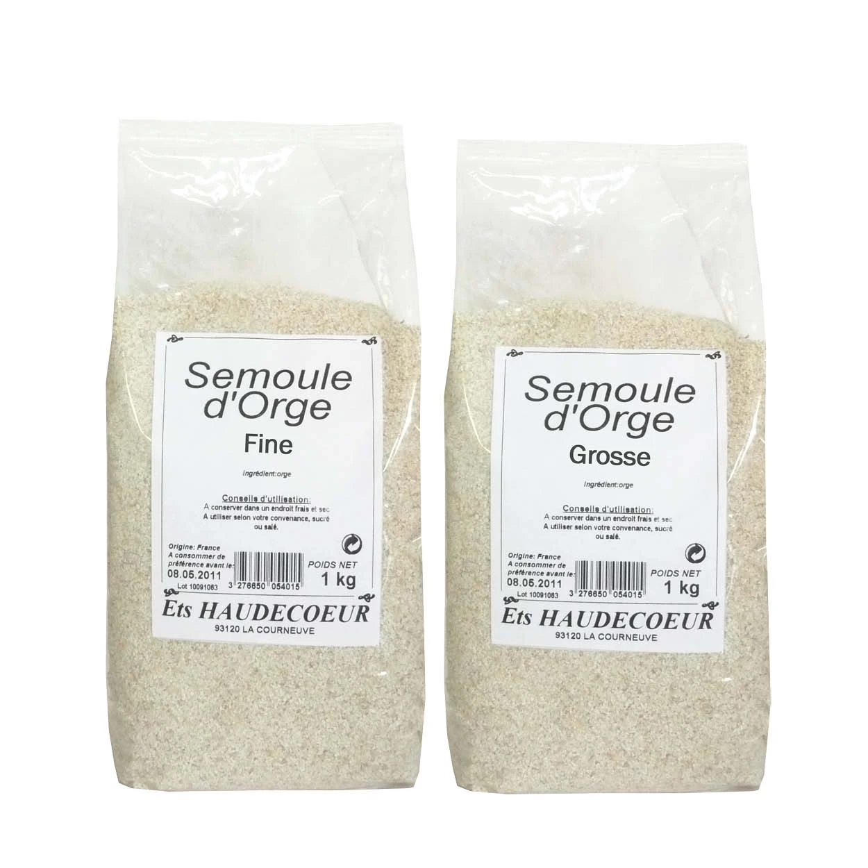 粗大麦粗面粉 1kg 浓缩液 A - Legumor