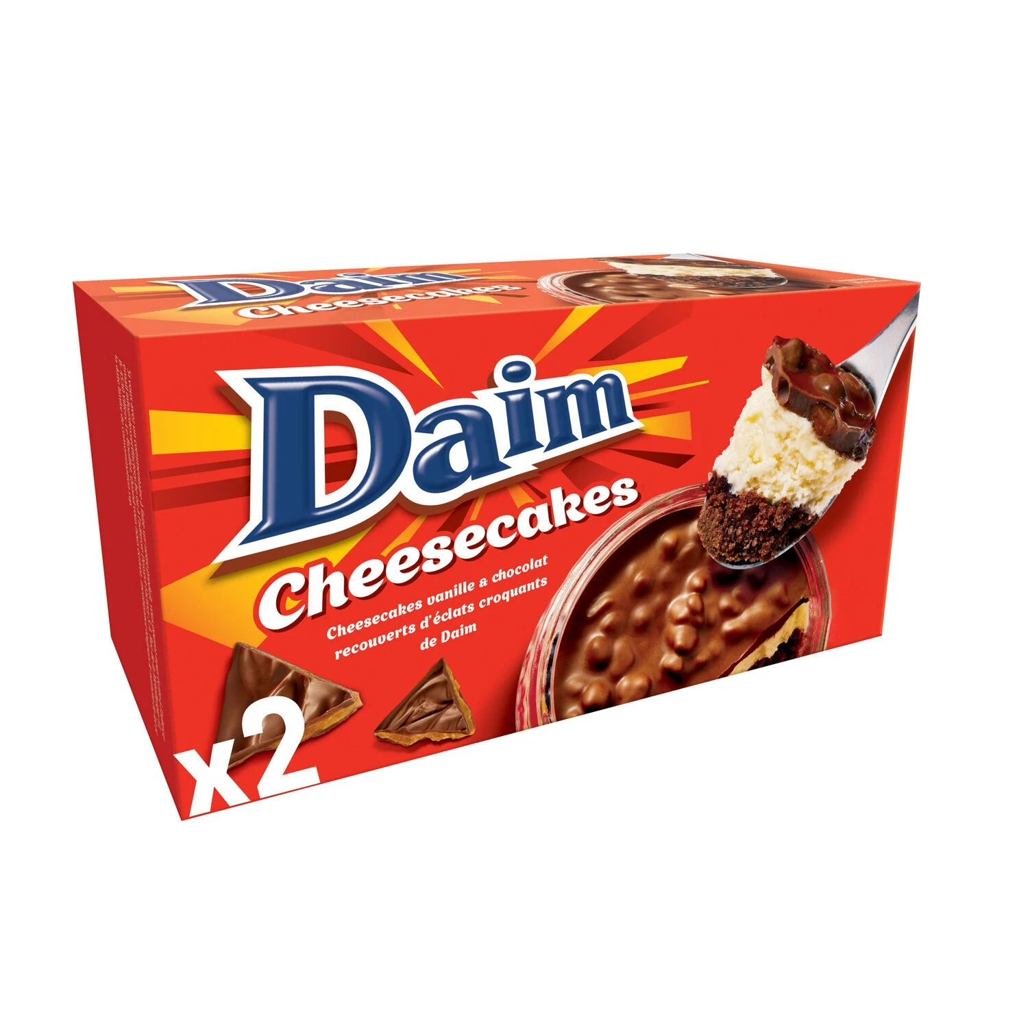 Vanilla and chocolate cheesecake dessert 170g - Daim