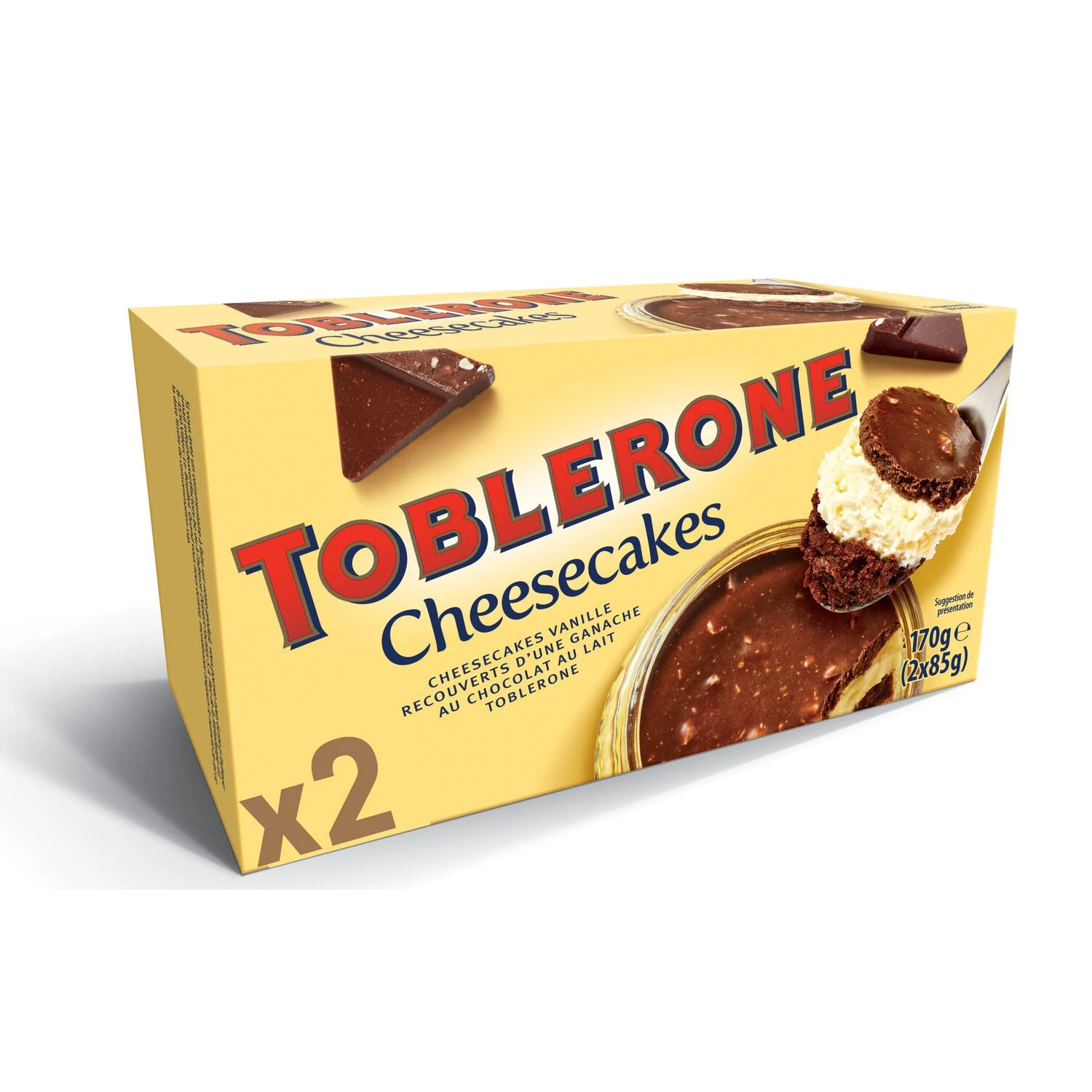 Vanilla and chocolate cheesecake dessert 170g - Toblerone