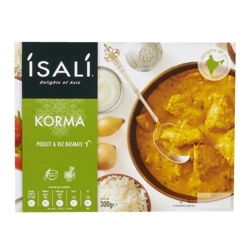 Arroz Korma de Frango 300g