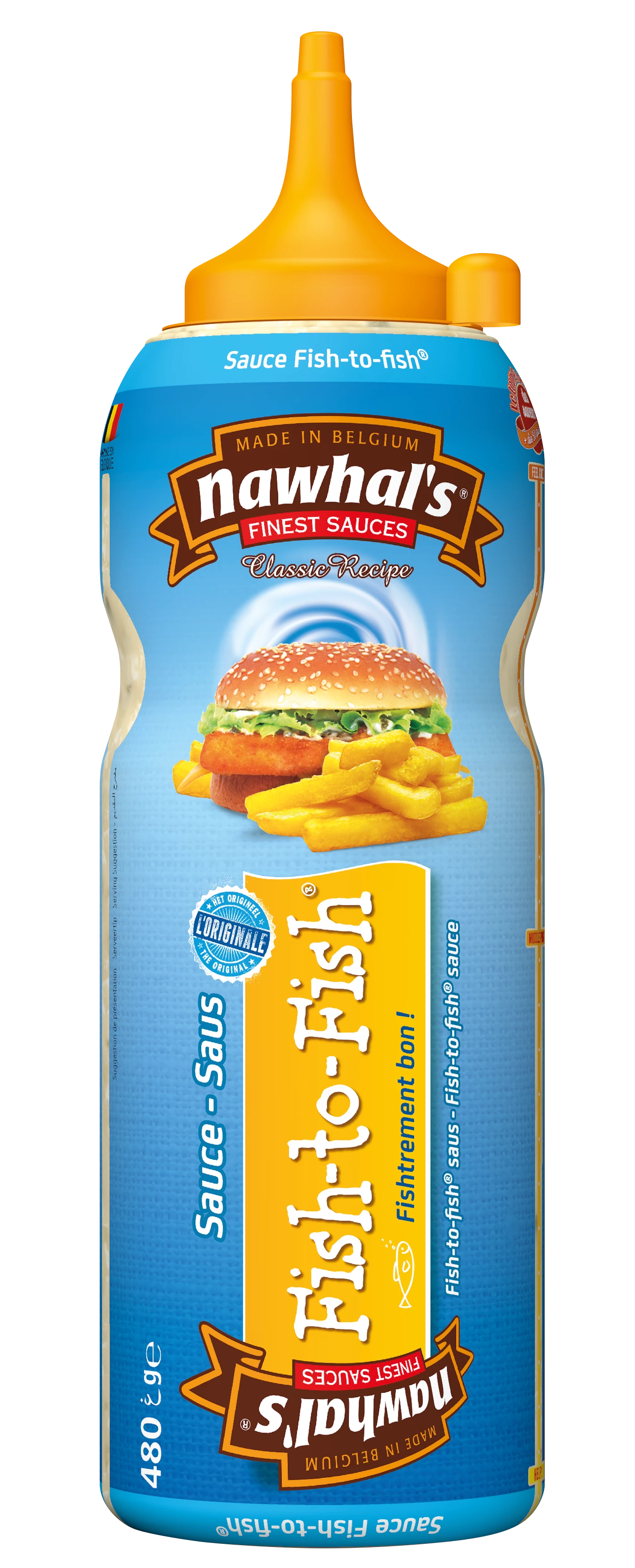 Salsa Pescado A Pescado 480gr /500ml - NAWHAL'S