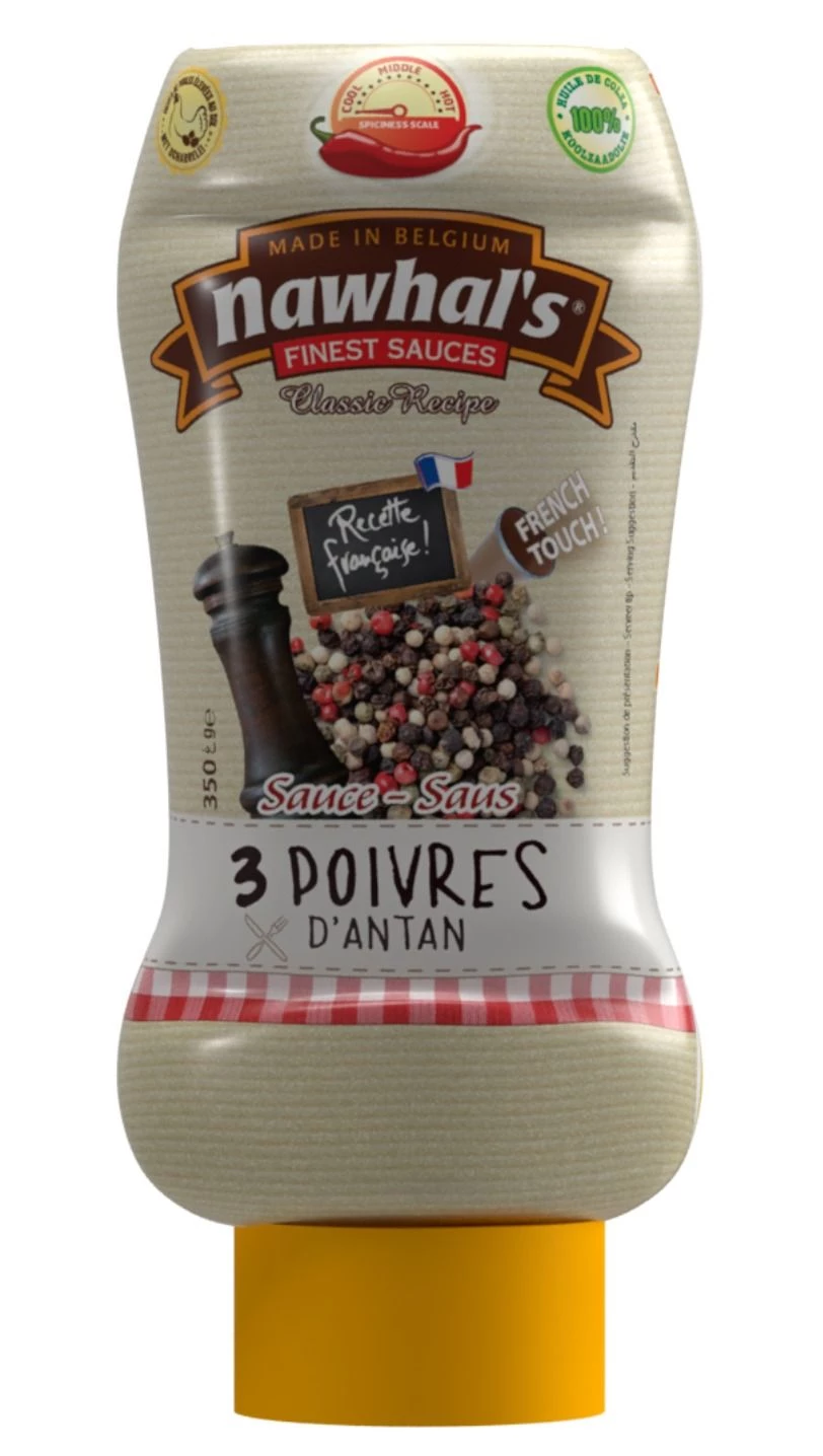 3 Old Pepper Sauce 295gr / 350ml - NAWHAL'S