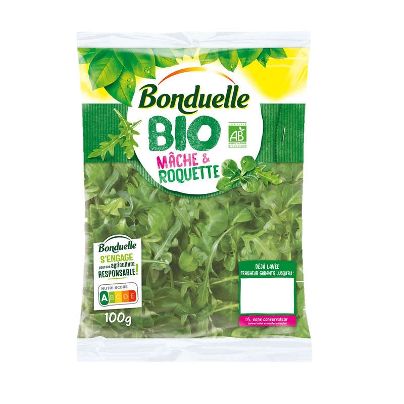 Mache Et Roquette Bio 100g - BONDUELLE
