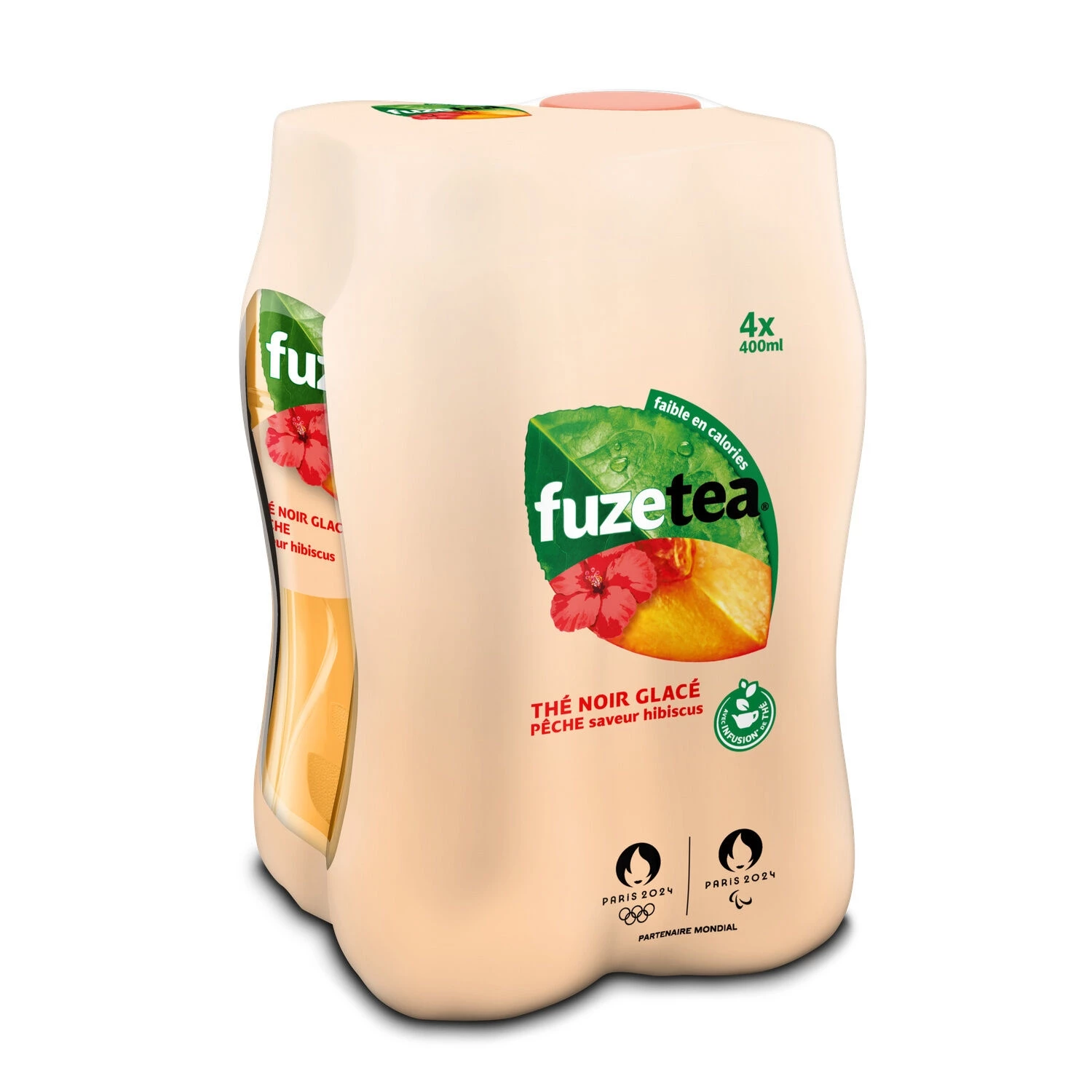 Hibiscus 4x40cl hisccus flavor fishery drinking - FUZE TEA