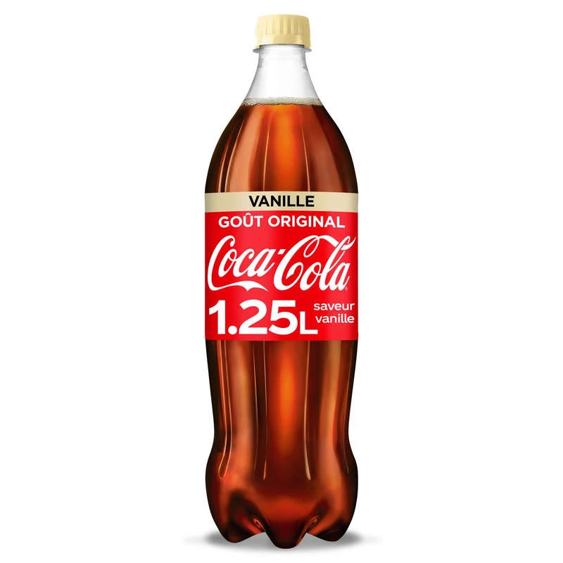 Vanilla flavored soda 1.25L - COCA-COLA