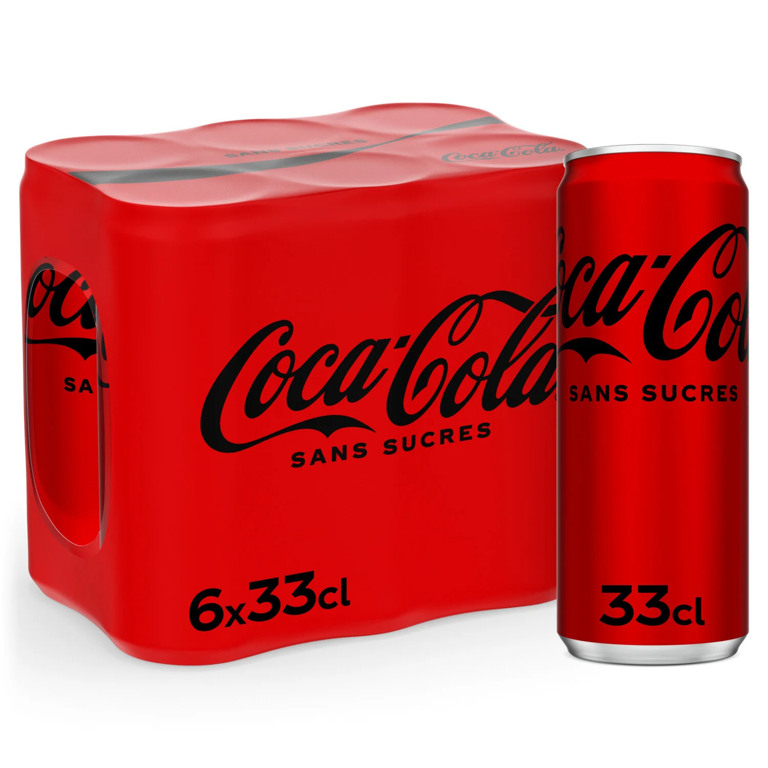 Soda without sugar 6x33cl - COCA-COLA