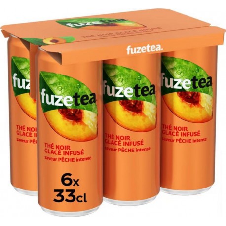 Intensives Fischereigeschmack mit Teegetränk 6x33cl - FUZE TEA