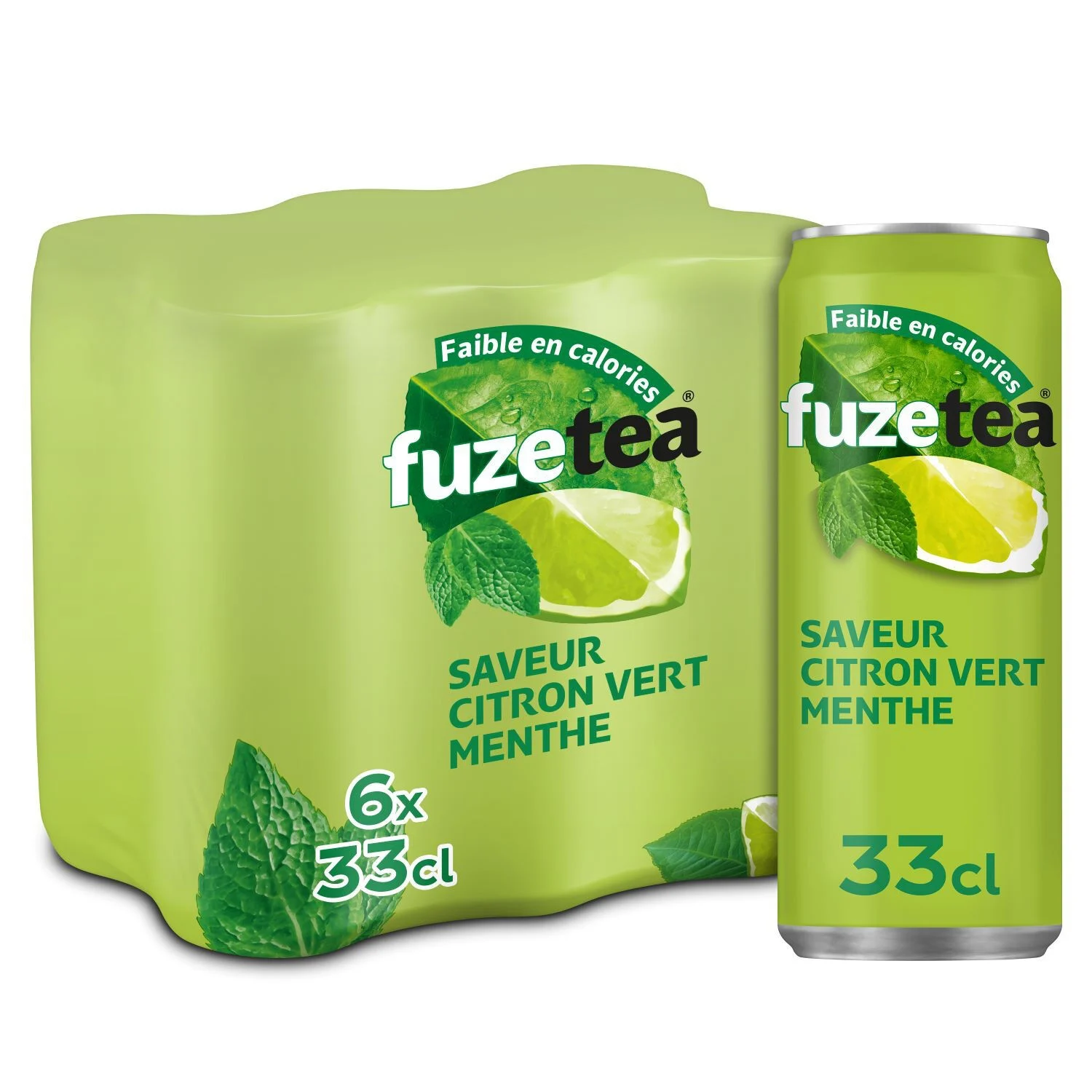 Bạc hà và vôi 6x33cl - Fuze Tea
