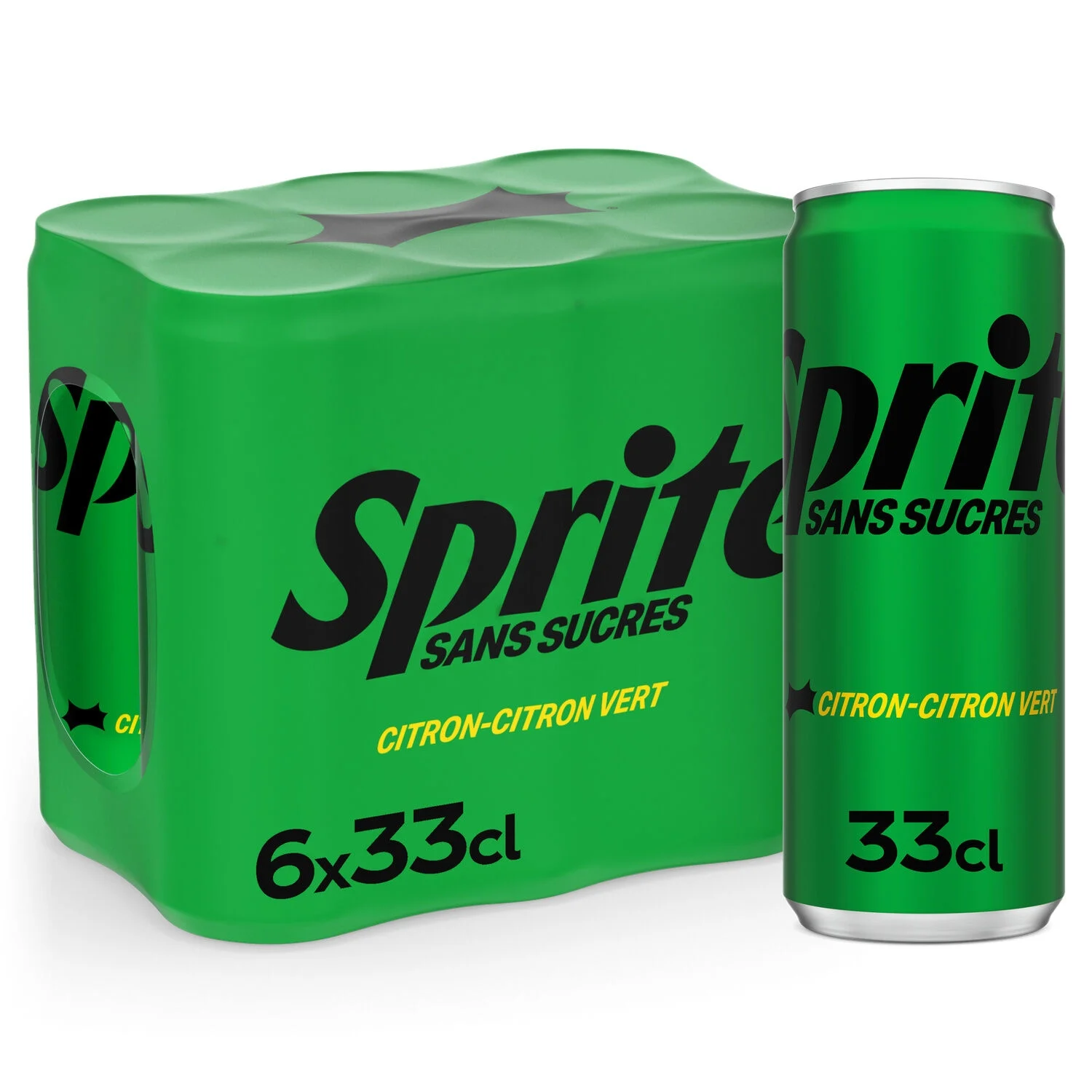 Soda without sugar lemon, lime 6x33cl -  SPRITE