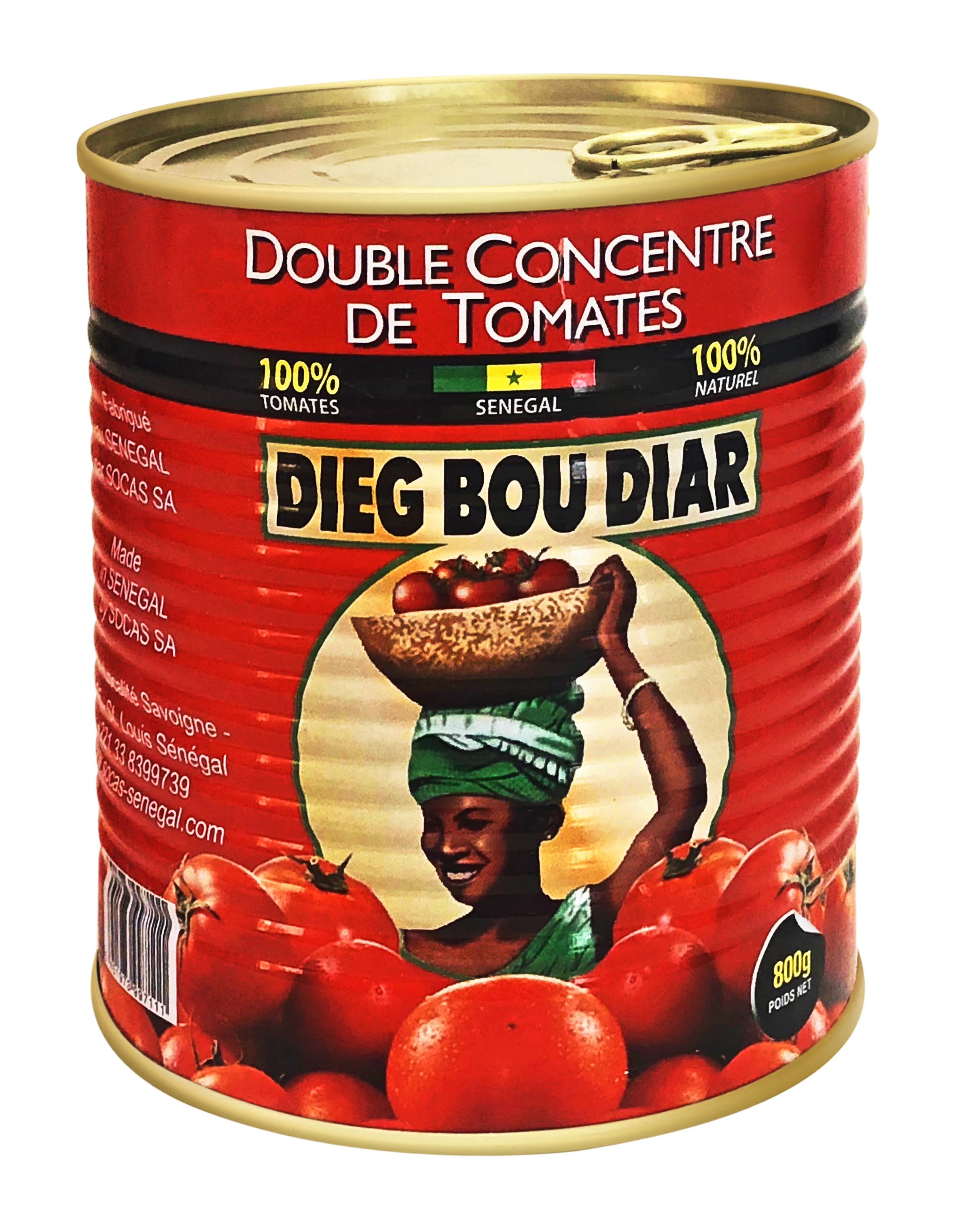 Двойной томатный концентрат (12 х 800 г) - DIEG BOU DIAR