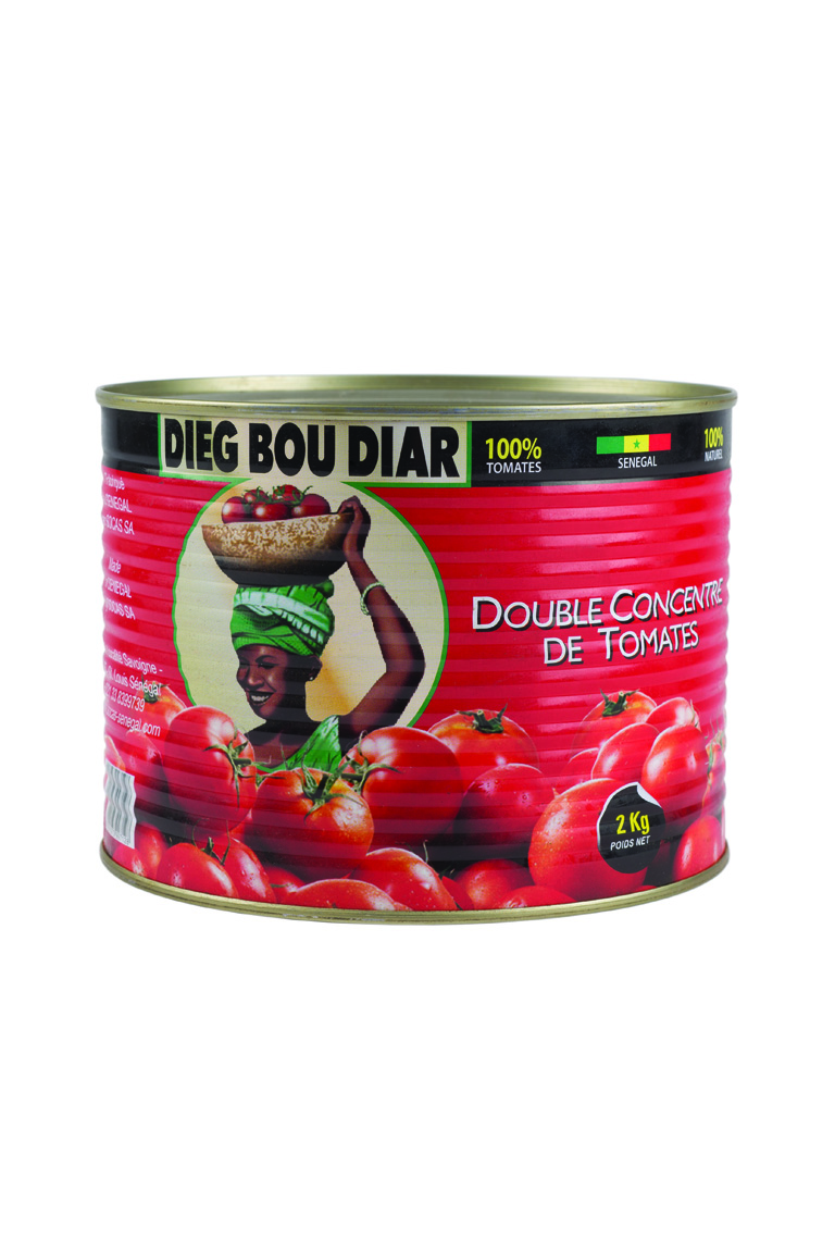 Doppeltes Tomatenkonzentrat (6 x 2 kg) - DIEG BOU DIAR