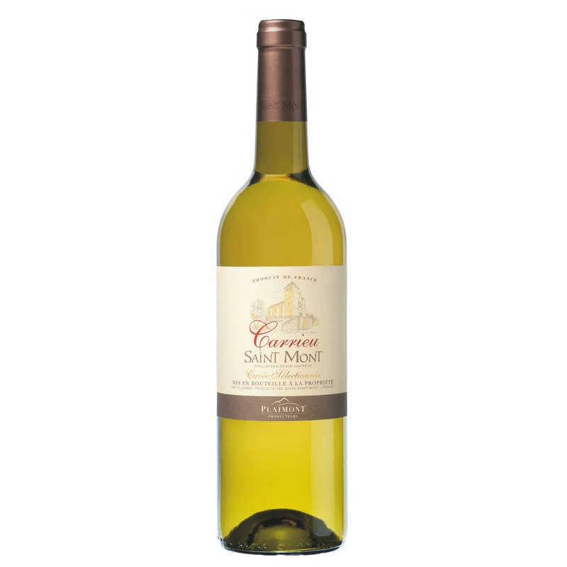 Vin Blanc Carrieu Saint Mont, 13°, 75cl - PLAIMONT