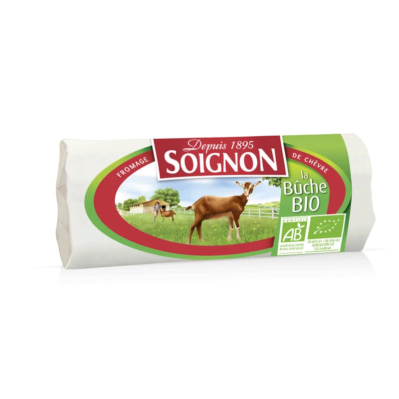 Bûche Chèvre Bio 180g - SOIGNON