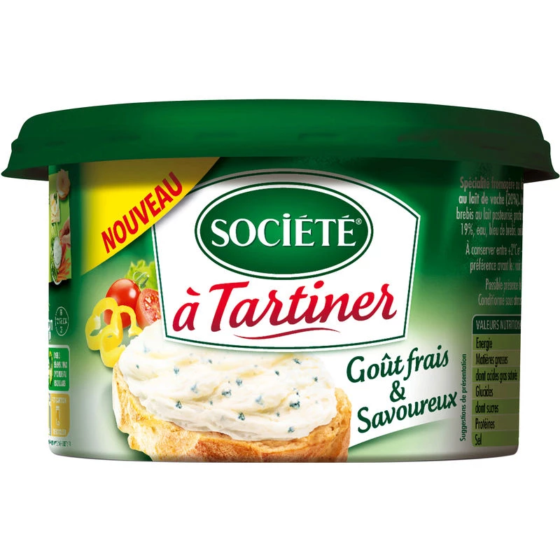 Fromage Roquefort A Tartiner 150g - SOCIETE